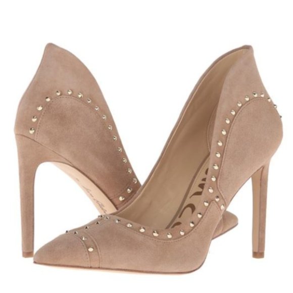 Sam Edelman Shoes - Sam Edelman Studded Hayden Pumps - Tan